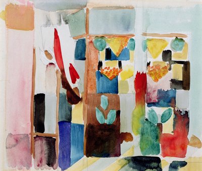Bambini dal fruttivendolo I, 1913 da August Macke